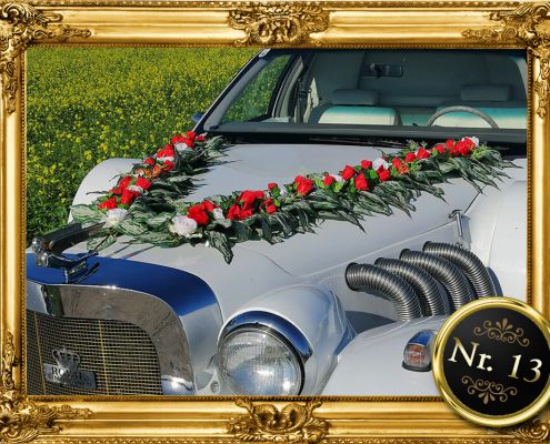 Blumenschmuck für Limousine mieten