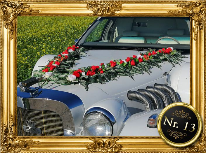 Blumenschmuck für Limousine mieten