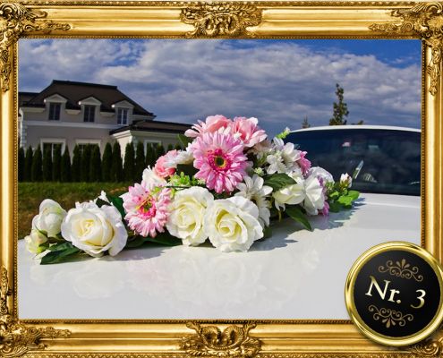 Blumenschmuck für Limousine mieten