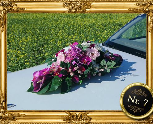 Blumenschmuck für Limousine mieten