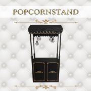 Popcornstand schwarz mieten