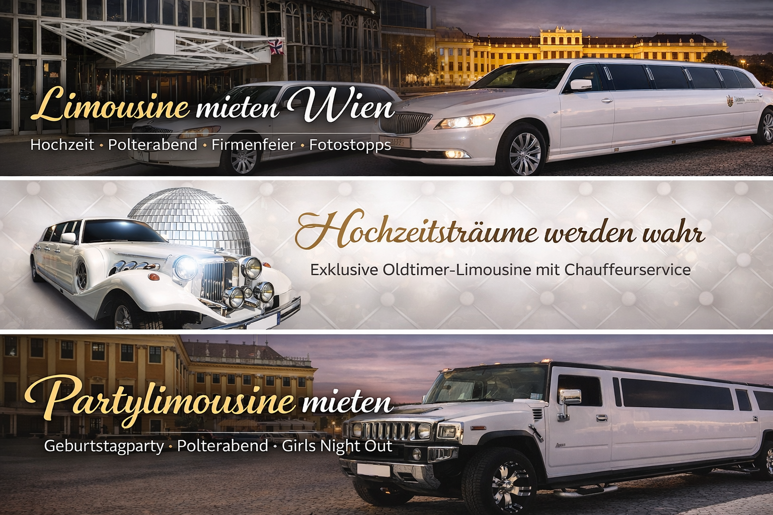 Limousine mieten Wien | Stretch- & Partylimousinen |